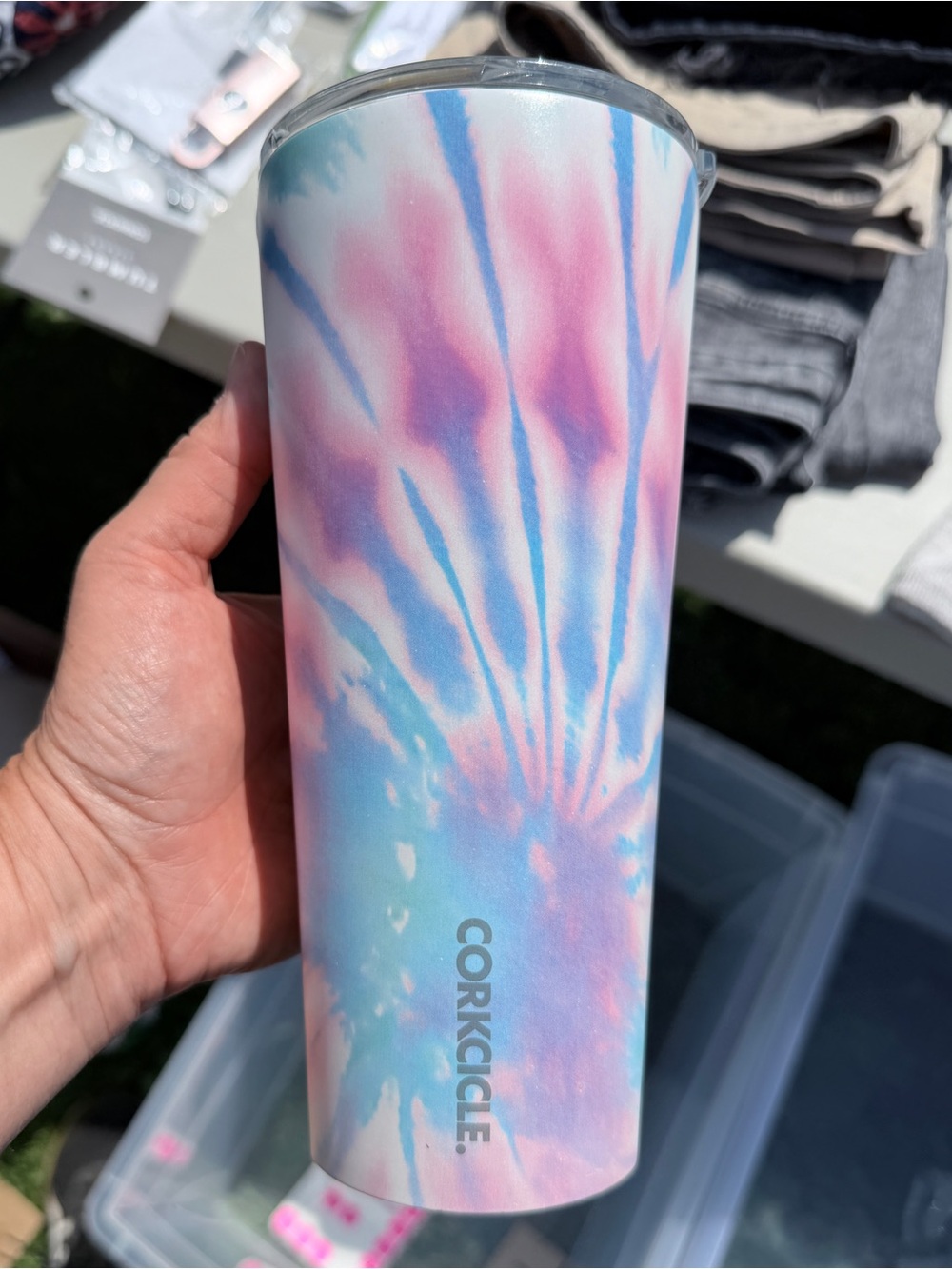 Corkcicle 24oz Tie Dye Tumbler